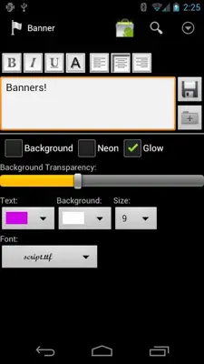 Banner android App screenshot 0